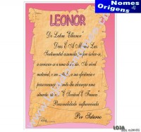 Dilpoma Nome "Leonor"