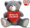 Urso Peluche com coração 40 cm 2700LBR004B
