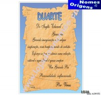 Dilpoma Nome "Duarte"