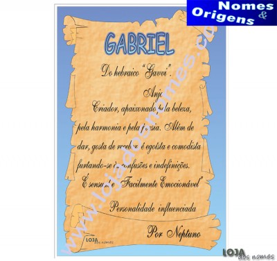 Dilpoma Nome "Gabriel"