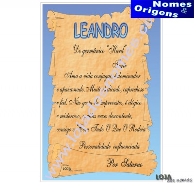 Dilpoma Nome "Leandro"