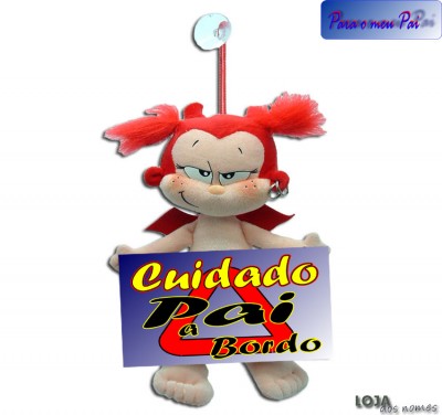 Diabo em peluche de c/placa 26 cm